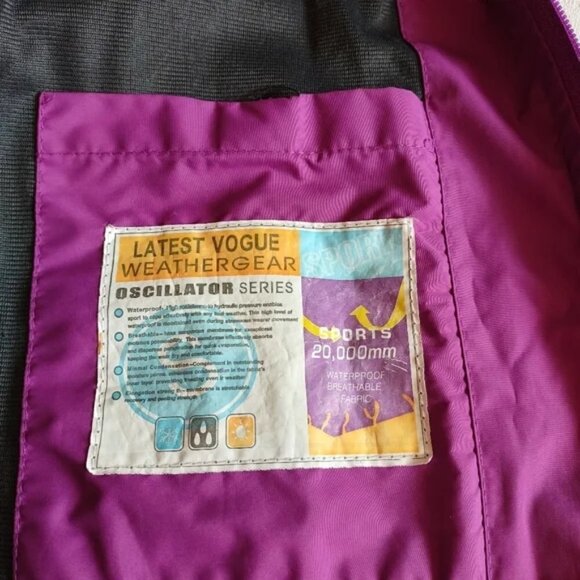 Outdoorsport Waterproof Women'sPurple Jacket SizeS - Picture 14 of 15